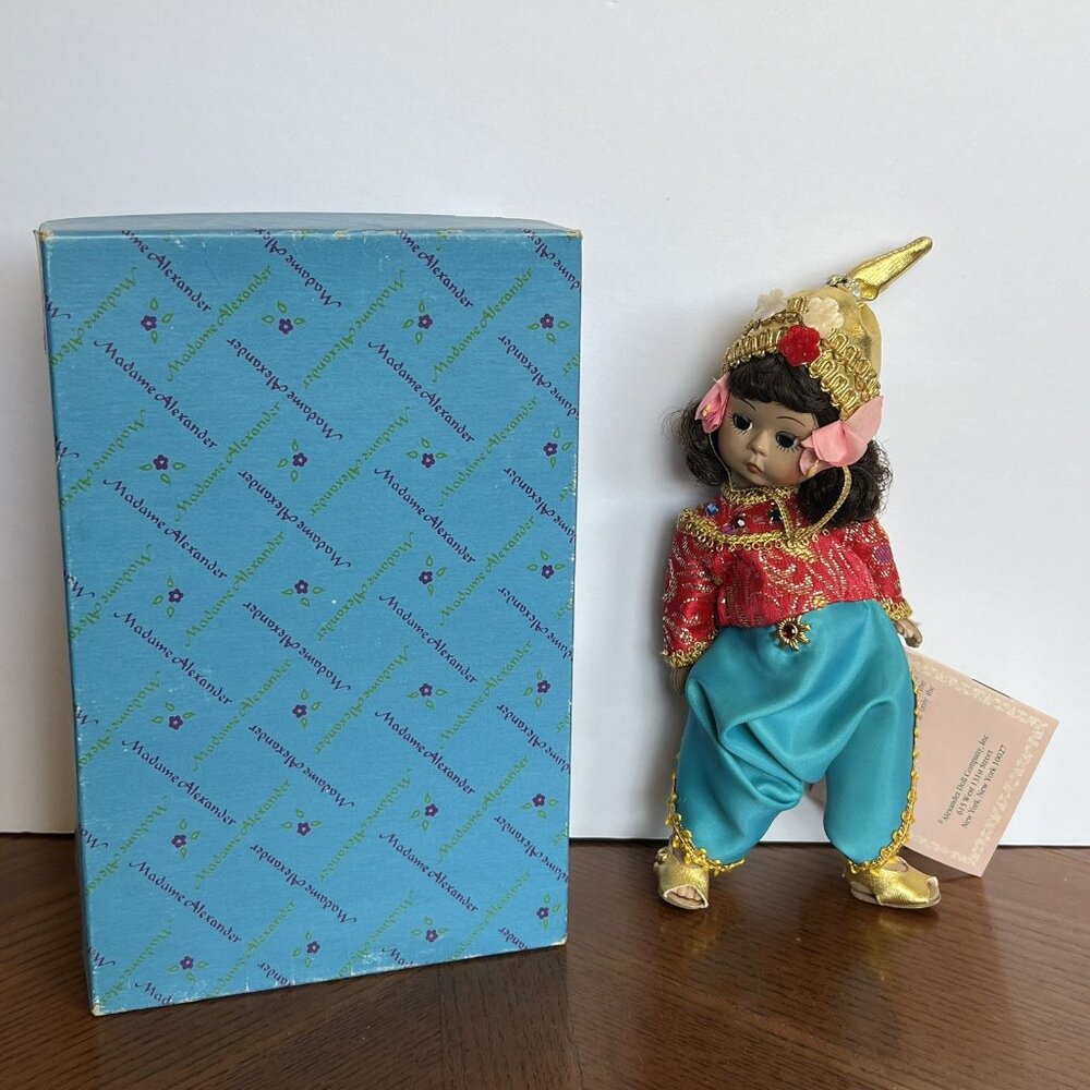 Madame Alexander Doll Thailand 567 Box Tag 8" Vintage